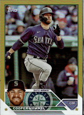 2023 Topps Update Cooper Hummel #US295 Gold Foil - Image 1 of 2