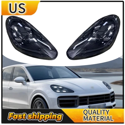 LED Matrix Headlight Left & Right For 2015-2018 Porsche Cayenne GTS 92A US - Image 1 of 4