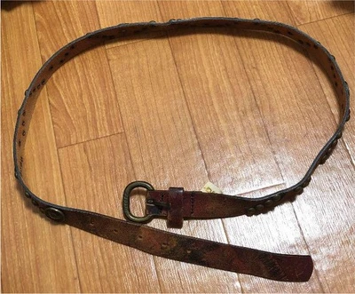 Cinturón Diesel Mujer 95cm Cuero Genuino Marrón Lujo Clásico Elegante Italiano Foto 1 de 4