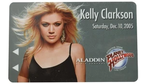 Aladdin Casino Las Vegas Nevada Kelly Clarkson Dec. 10th 2005 Hotel Room Key - Picture 1 of 2