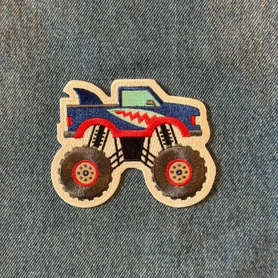3.5 Inch Patch Iron, Monster Truck, Embroidery - Image 1 of 3