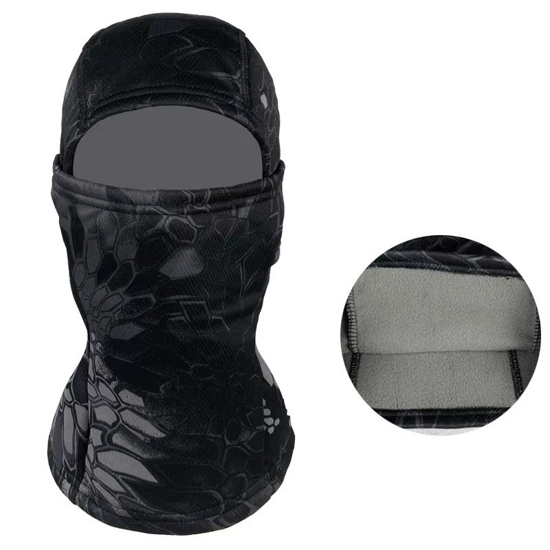 Balaclava Tactical Hunting Mask Hood Warm Fleece Lined  Waterproof Ski Mask - Image 1 of 4