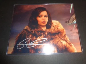 Star Wars photo 8X10 signed by Emilia Clarke w/Certificate of Authenticity - Picture 1 of 2