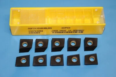 10x Kennametal D2FIX150505LRN KCP40 Wendeplatten alte Katalognummer 1.21501L172 - Bild 1 von 4