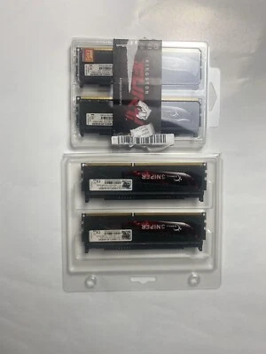 16gb kit (4 x 4GB) G.SKILL SNIPER F3-12800CL9D-8GBSR DDR3-1600 RAM - Image 1 of 4