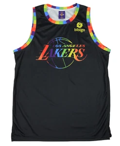 Los Angeles Lakers Pride #1 Trikot Gr. XL schwarz regenbogenfarben Tank Top - Bild 1 von 7