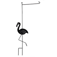Flamingo Garden Flag Stand