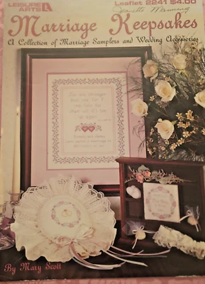 Marriage Keepsakes -Marriage samplers and Wedding Accessories - LA 2241 - Image 1 of 2