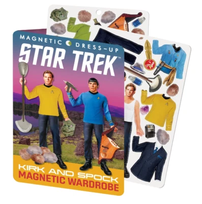 UPG Star Trek - Kirk and Spock - Fridge, Magnetic Dress-Up Wardrobe Set