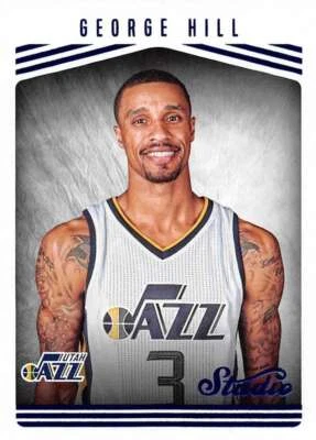 2016-17 Panini Studio #151 George Hill NM-MT Jazz SE J2M - Image 1 of 2