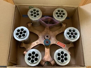 IEC Cat. #266  Swing-out Bucket Centrifuge Rotor w/ 384 & 989 Buckets & Inserts - Picture 1 of 21