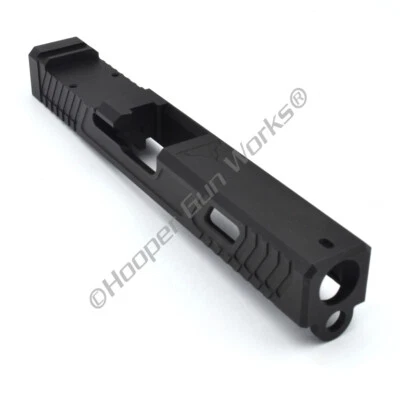 HOOPER GUN WORKS Taran Tactical Combat Master Slide for Glock 17 Gen 3 Black Finish, 9mm