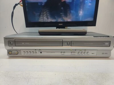 Magnavox MSD804 DVD/VCR Combo Reproductor 4 Cabezales Grabadora VHS CON CONTROL REMOTO Foto 1 de 4