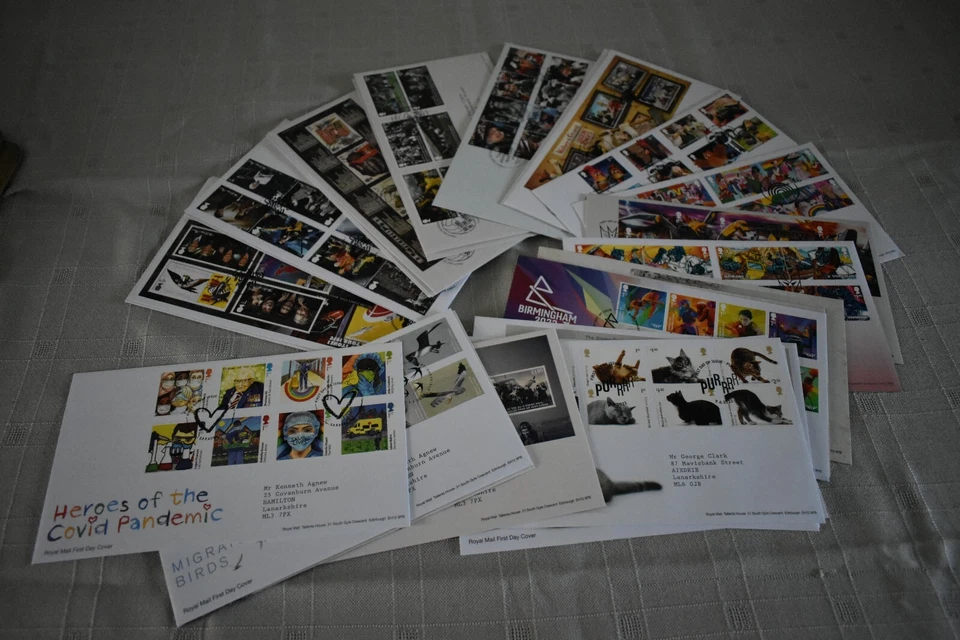 Fundas de primer día Royal Mail 2022, se venden individualmente, FDC Foto 1 de 1