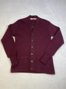 True Vintage Montini Broncos Letterman Wool Cardigan 44 La Salle Procure Chicago - Picture 1 of 8