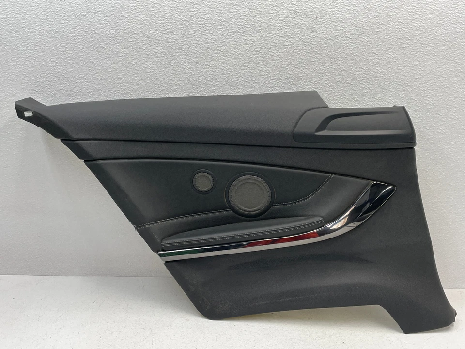 Panel de cubierta de cuarto de puerta interior trasera izquierda 15-17 BMW M4 F82 negro 1525 OEM Foto 1 de 4