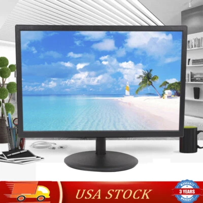 19 Inch LED Screen Digital Display HD Monitor 16:10 VGA+HDMI Connector - Image 1 of 4