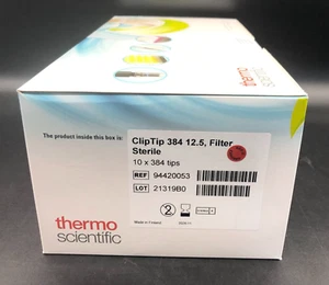 Thermo 94420053 ClipTip 384 12.5μL Filtered Sterile Pipette Tips (Qty=3,840) - Picture 1 of 2