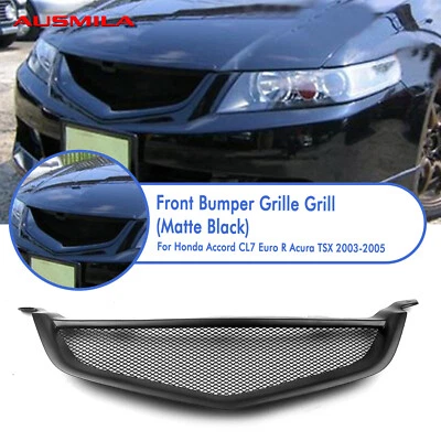 Cubierta de parrilla delantera para Honda Accord CL7 Euro R Acura TSX 2003-2005 2004 1x Foto 1 de 4