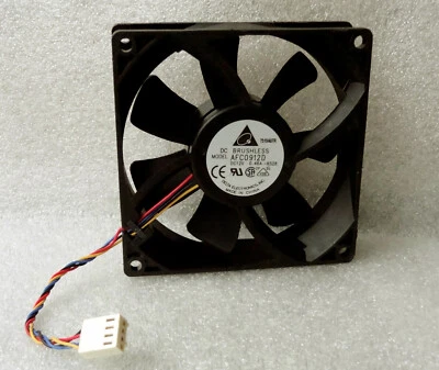 Delta AFC0912D 92mm x 25mm High Airflow PWM Fan 4 Pni + Bonus Extension - Image 1 of 3