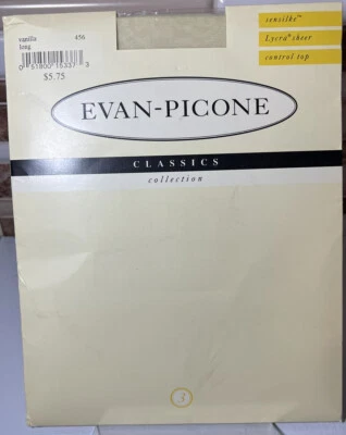 Pantimedias de colección Evan-Picone Lycra ultra transparentes control de luz vainilla largas Foto 1 de 2