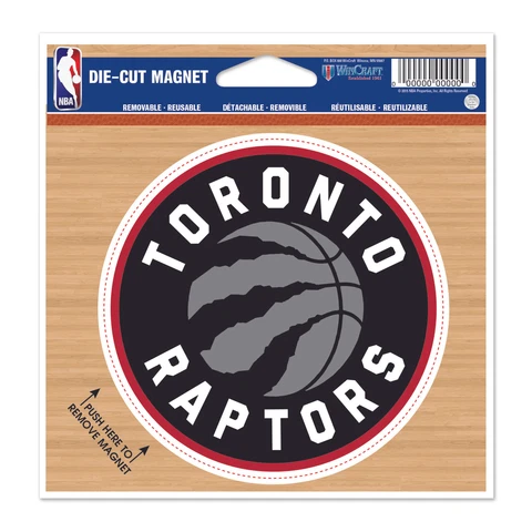 WinCraft Toronto Raptors 5'' Die-Cut Car Magnet Cover