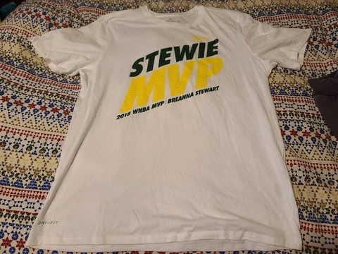 Nike Dri Fit Stewie 2018 WNBA MVP Breanna Stewart Seattle Storm XL T Shirt Cover