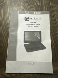 audiovox ds2058a Portable DVD Players Owner Manual 2011 128-8981a - Picture 1 of 3