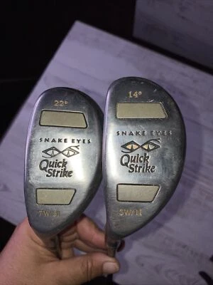 SNAKE EYES Quick Strike 3W/1i & 7W/3i Rescue Clubs, Graphite, Reg. Flex LH - Image 1 of 4