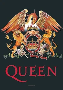 Queen Crest large fabric poster / flag 1100mm x 750mm - Picture 1 of 1