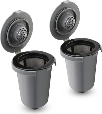 Reusable Filter Cup for Cuisinart, Gray (2 Pack - Image 1 of 4