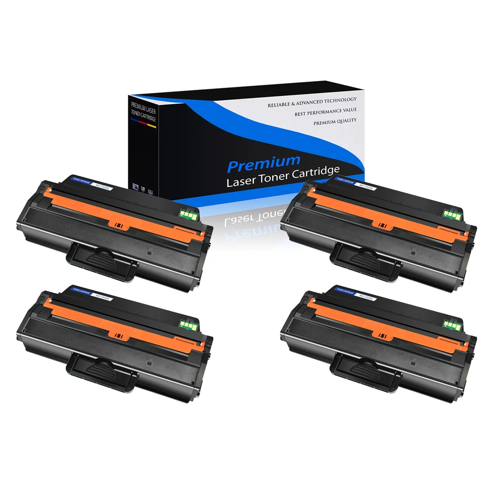 Cartucho de tóner 1-4PK MLT-D103L para impresora Samsung 103L ML2950ND ML2955DW Foto 1 de 4