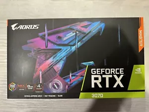 AORUS NVIDIA GeForce RTX 3070 MASTER 8GB GDDR6 - AUSTRALIAN STOCK WITH WARRANTY - Picture 1 of 15