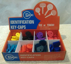 100 PIECE COLORED KEY CAP IDENTIFIER DISPLAY KIT IDENTIFICATION - Picture 1 of 3