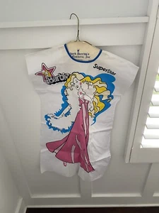 Vintage 1978 Collegeville Barbie Superstar Costume Vinyl Smock Dress Large 12-14 - Picture 1 of 11