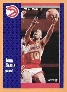 John Battle Cleveland Cavaliers #1 Fleer 1991 - Imagen 1 de 2