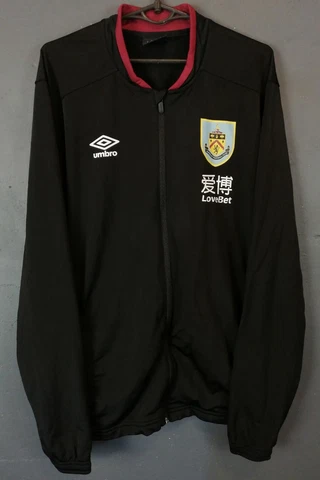 MINT MEN UMBRO FC BURNLEY 2019/2020 JACKET TRAINING SOCCER FOOTBALL SIZE L LARGE Cover