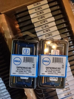 Dell 16GB 2X8GB 2Rx8 PC3L-12800 DDR3L-1600 204Pin Sodimm Memory SNPN2M64C/8G) - Image 1 of 4