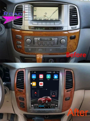 Android 14 Auto GPS Navigation for Lexus LX470 2002-2007 LC100 Car Stereo Radio - Image 1 of 4