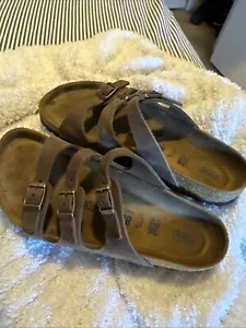 Birkenstock Florida Soft Womens 38 Mocha - Picture 1 of 8