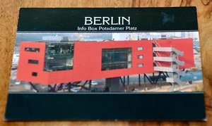 Sammel Service der Bundespost AG 1.11.1996 Info Box Potsdamer Platz - Bild 1 von 2