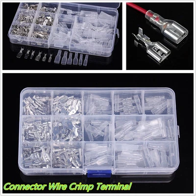 Bloque de terminales de crimpado de cable conector de coche de 2,8/4,8/6,3 mm con funda aislante X270 Foto 1 de 4