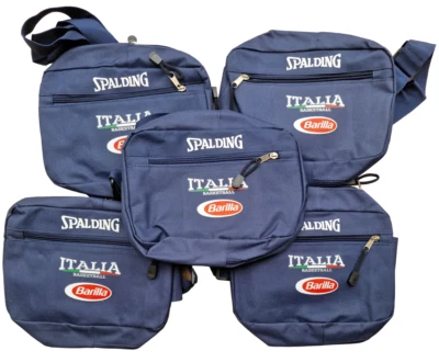 Lotto 5 Borse Marsupi Spalding Nuovi Basket Italia Pallacanestro Nazionale - Immagine 1 di 4