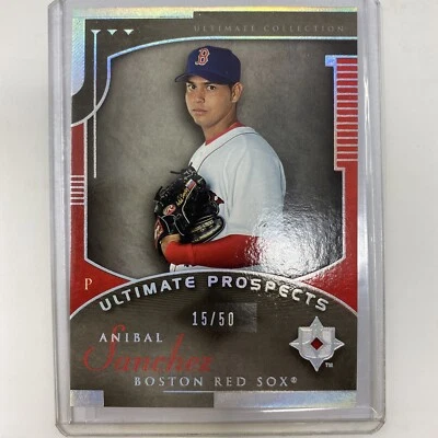 2005 Ultimate Prospects ROOKIE RC Card # 145 ANIBAL SANCHEZ BOSTON RED SOX 15/50 - Image 1 of 4