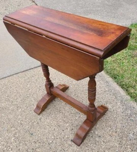 Vintage 1960s Carl Forslund The Mae Oosting Table 22" Quaint Drop Leaf Rare HTF - Picture 1 of 6