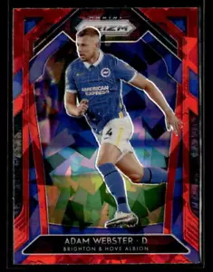 Adam Webster 2020-21 Panini Prizm Premier League #169 Red Ice Prizm - Imagen 1 de 2