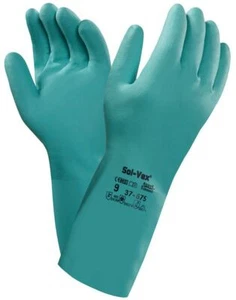 Gant de sécurité classique résistant aux produits chimiques au nitrile 37-675 SOLVEX 2,6 ou 12 - Photo 1 sur 3