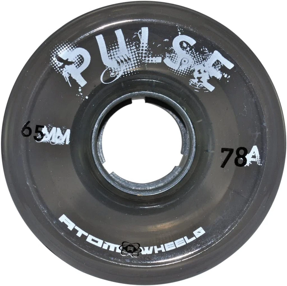 Atom Pulse Outdoor Roller Skate Wheels (Black) - Image 1 of 1