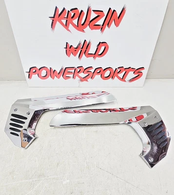 Cubierta de moldura de panel lateral derecho e izquierdo cromada Honda Goldwing GL1800 2001 Foto 1 de 4