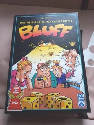Bluff FX Schmid Spiele Würfelspiel Familienspiel  1993  Gesellschaftsspiel  - Bild 1 von 3
